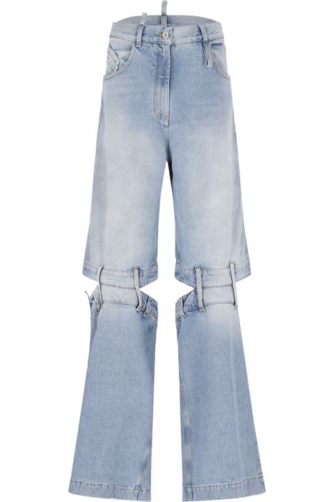 The Attico Jeans for Women The Attico Jeans 'sky Blue'