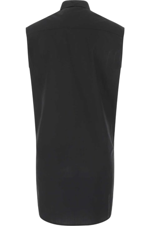 Ann Demeulemeester Topwear for Women Ann Demeulemeester Black Cotton Amelie Shirt