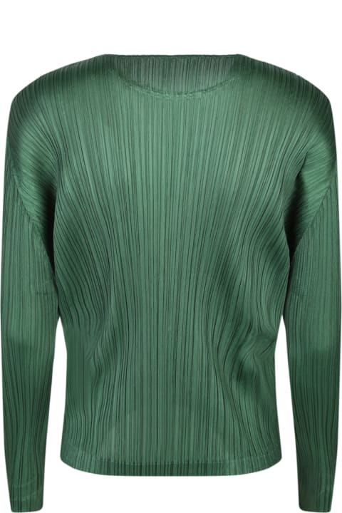Issey Miyake for Women Issey Miyake Pleats Please Green T-shirt