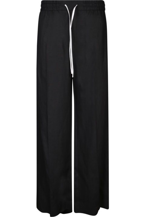 Pants & Shorts for Women Paul Smith Wide-fit Black Trousers