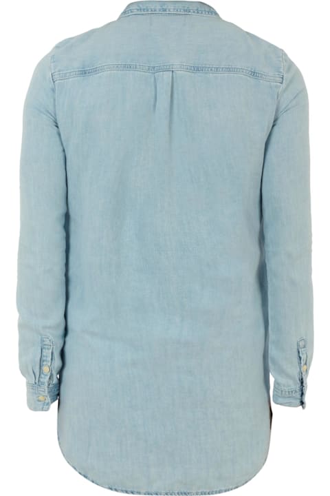 Homeware Calvin Klein Denim Shirt For Kids With Logo