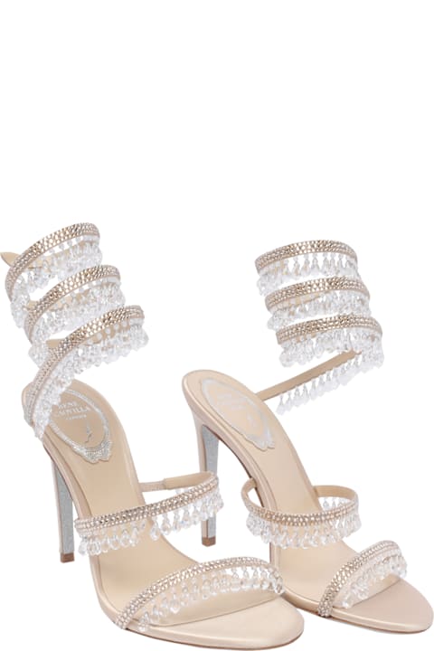 René Caovilla Chandelier Pump Sandals
