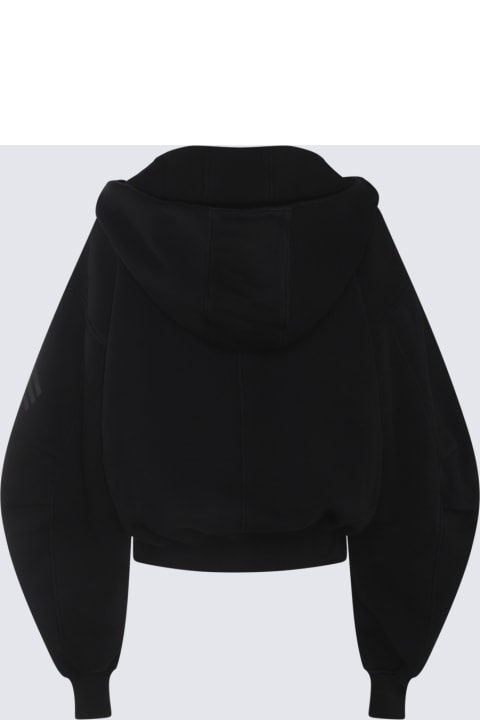 Coats & Jackets for Women The Attico Black Cotton Sweatshirt