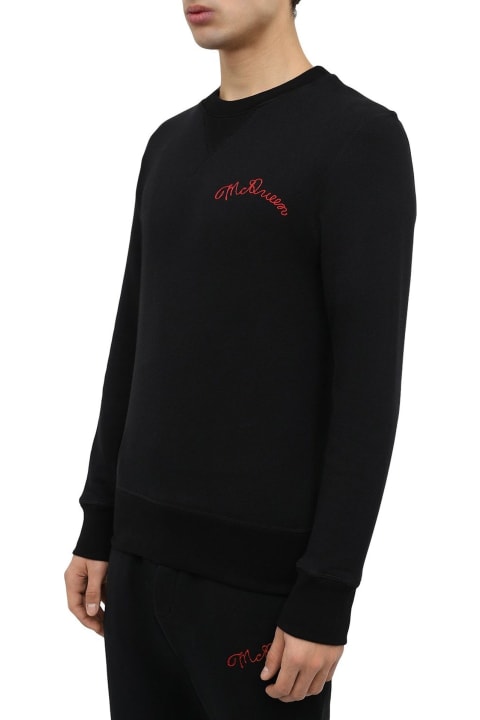 メンズ Alexander McQueenのフリース＆ラウンジウェア Alexander McQueen Logo Sweatshirt