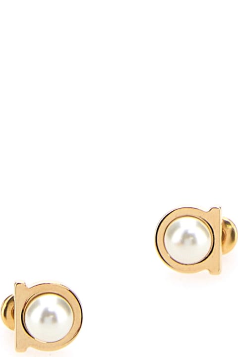 Ferragamo Jewelry for Women Ferragamo Stud G Pearl