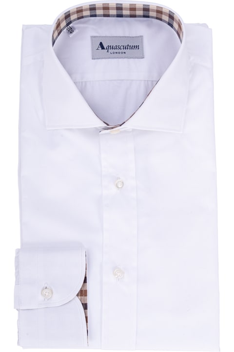 Aquascutum for Men Aquascutum Aquascutum Shirts White