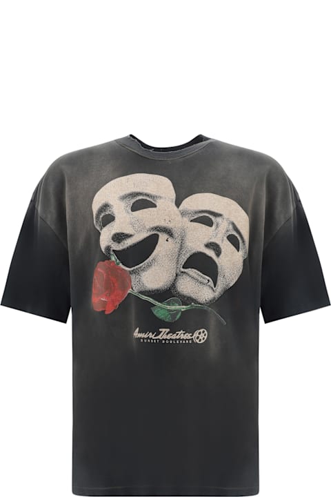 آخر صيحات الموضة من القسم الرجالي AMIRI Theatre Masks T-shirt