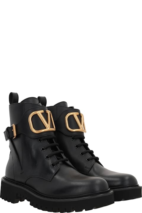 Valentino Garavani Boots for Women Valentino Garavani Garavani Vlogo Ankle Boots