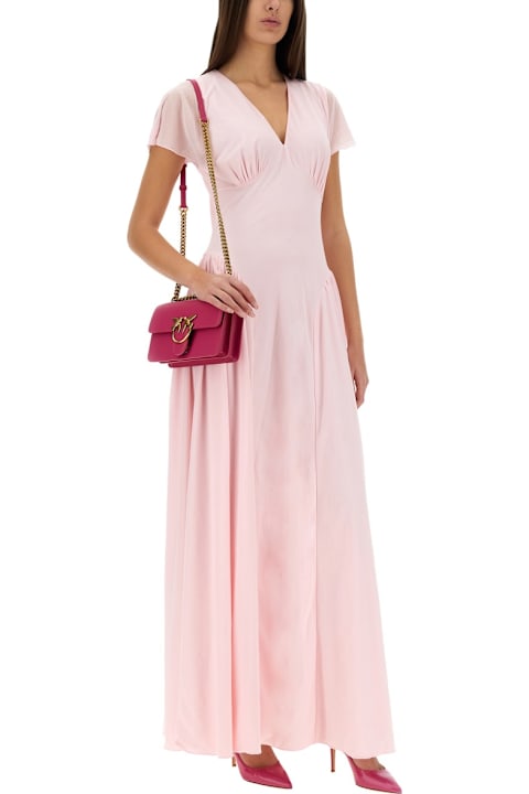 Rotate by Birger Christensen Dresses for Women Rotate by Birger Christensen Long Dress With Drape