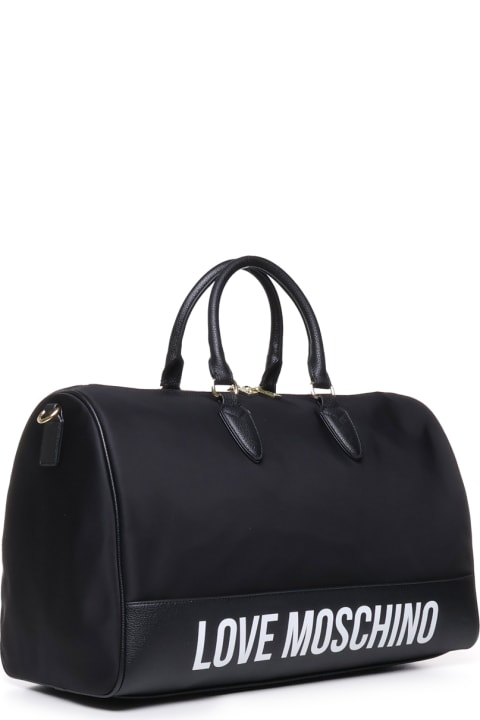 Love Moschino Luggage for Women Love Moschino Duffle Bag With Print