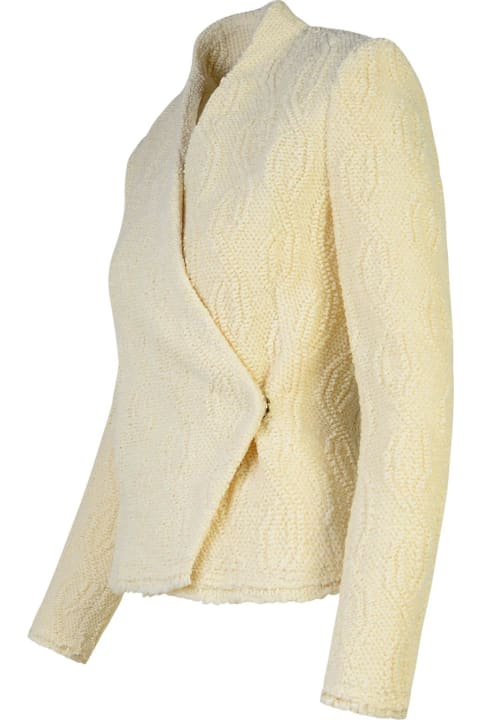 Statement Blazers for Women Isabel Marant 'loyana' Cream Wool Blend Jacket