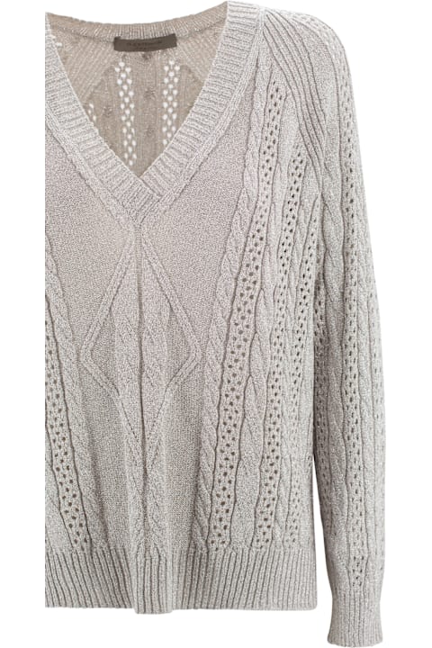 D.Exterior Clothing for Women D.Exterior Braided Viscose Sweater