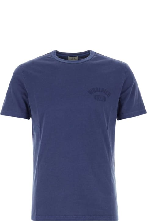 Fashion for Men Woolrich Blue Cotton T-shirt