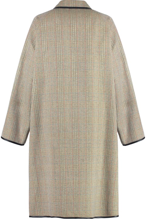 Bottega Veneta for Women Bottega Veneta Prince-of-wales Wool Coat