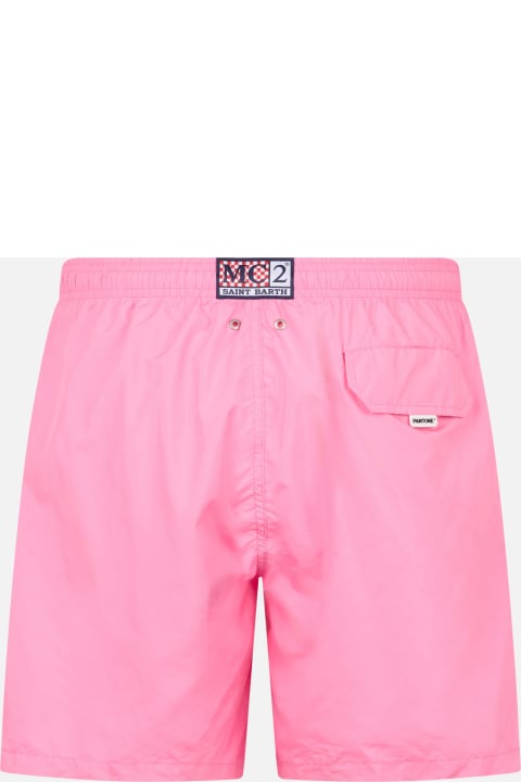 Homeware MC2 Saint Barth Man Lightweight Fabric Pink Swim Shorts Lighting Pantone | Pantone® Special Edition