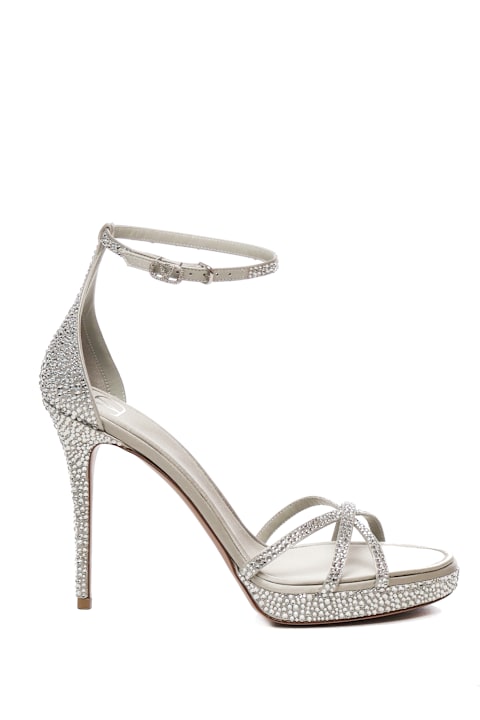 Sale for Women Valentino Garavani Eveninglam Sandal With Crystals