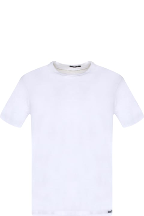 Topwear for Men Tom Ford White Stretch Cotton T-shirt