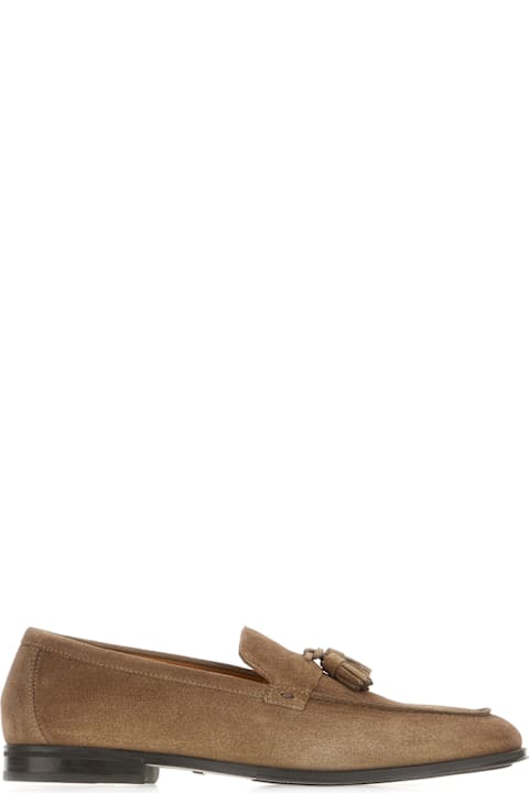 Doucal's Shoes for Men Doucal's Brown Suede Loafers