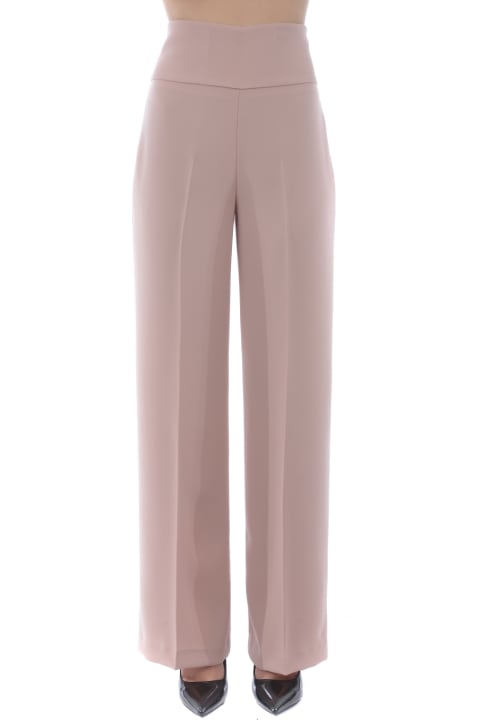 Hanita Palazzo Trousers In Cady