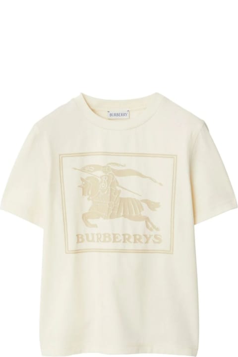 Sweaters & Sweatshirts for Girls Burberry Burberry Kids Sweaters White