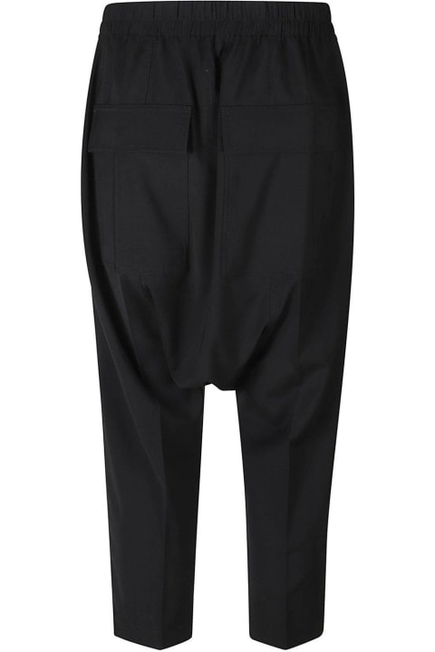 Pants for Men Rick Owens Drawstring Cropped Trousers