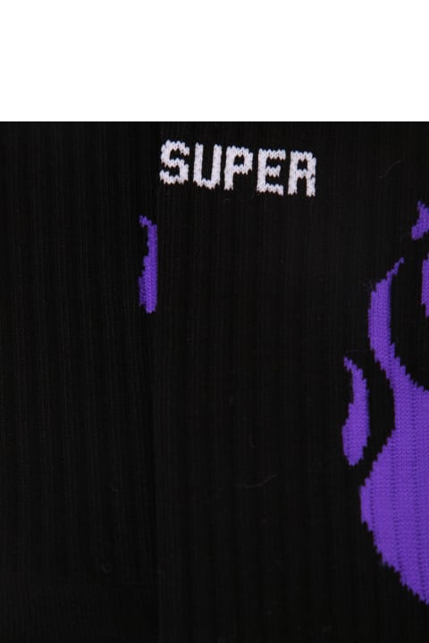 Underwear for Men Vision of Super Flame Print Socks