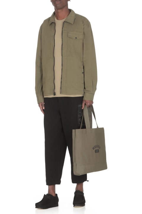 Shoulder Bags for Men Woolrich Shopper Tote Bag
