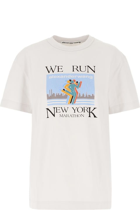 Alexander Wang for Men Alexander Wang White Cotton T-shirt