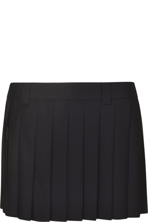Skirts for Women Miu Miu Mini Pleated Skirt