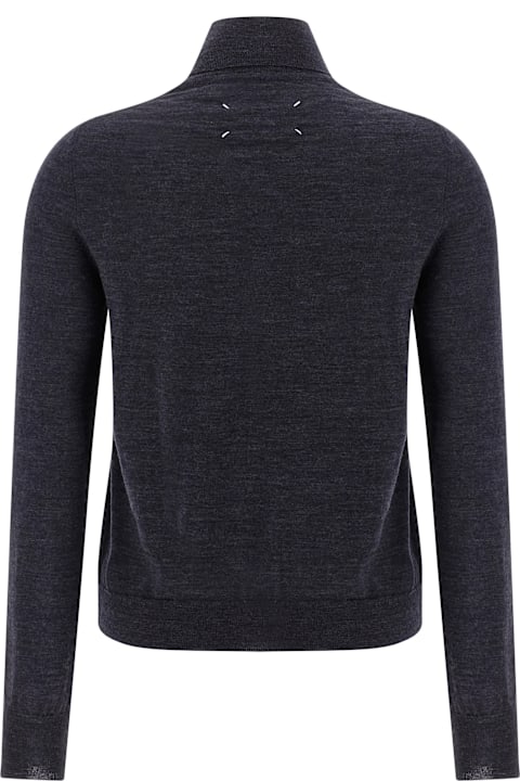 Maison Margiela لـ Kids Maison Margiela Wool Turtleneck Sweater