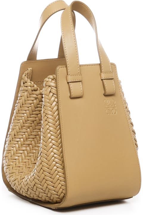 Loewe Bags for Women Loewe Beige Leather Hammock Bucket Bag