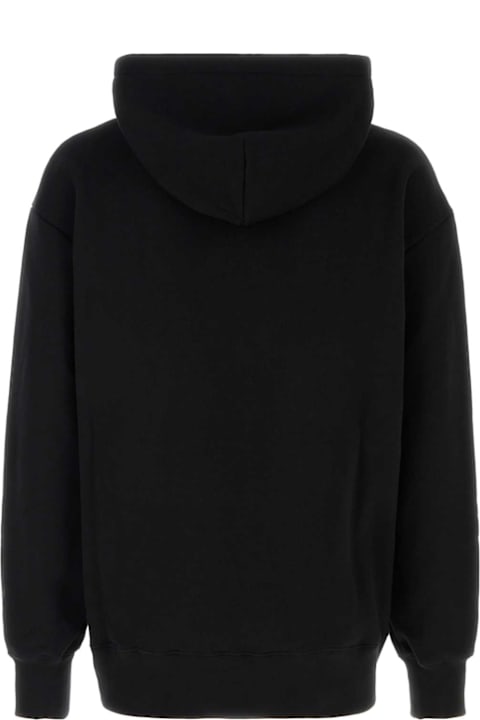 Valentino Garavani Fleeces & Tracksuits for Men Valentino Garavani Black Cotton Sweatshirt