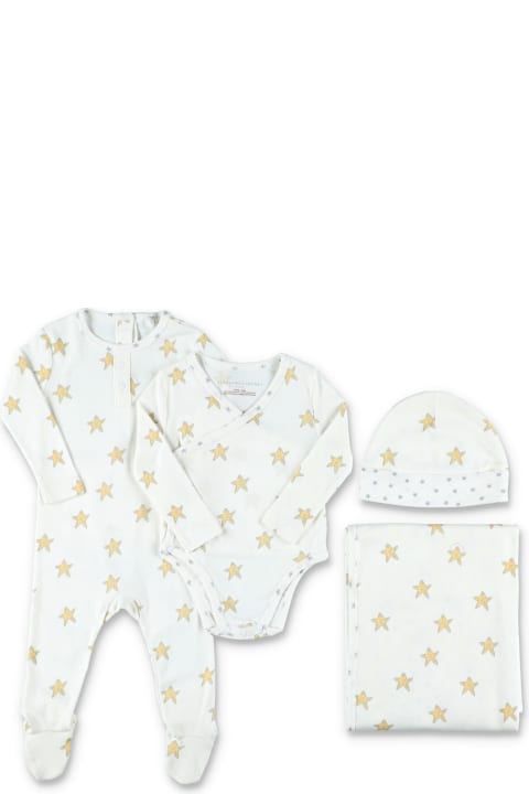 Stella McCartney Kids Jumpsuits for Girls Stella McCartney Kids Smiling Star Print Baby Gift Set