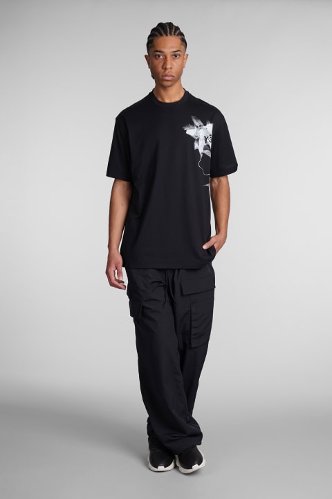 Y-3 Topwear for Men Y-3 T-shirt In Black Cotton