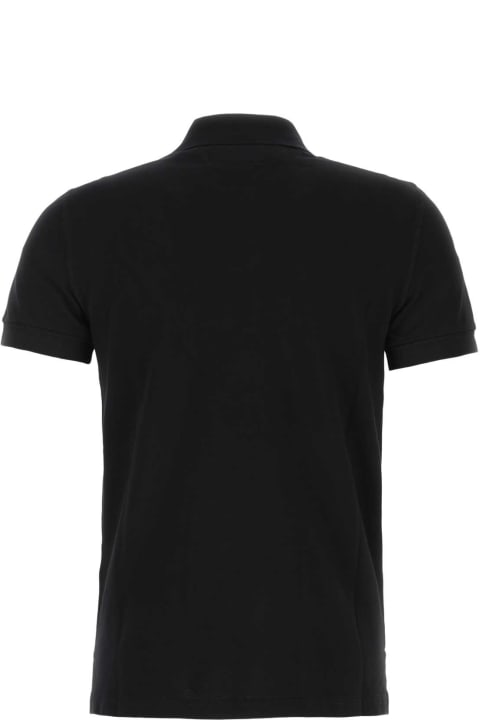 Tom Ford Clothing for Men Tom Ford Black Piquet Polo Shirt