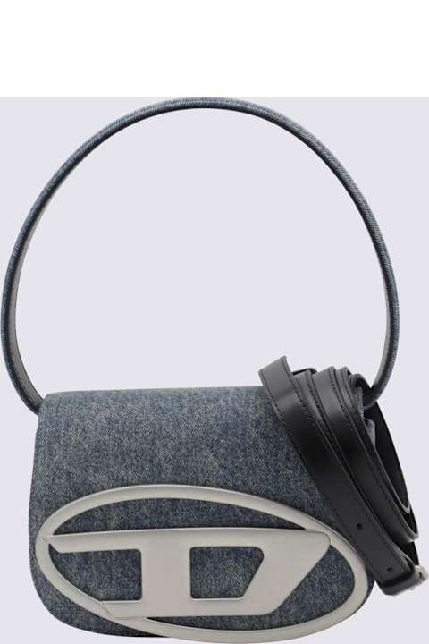 Homeware Diesel Denim Leather 1dr Shoulder Bag