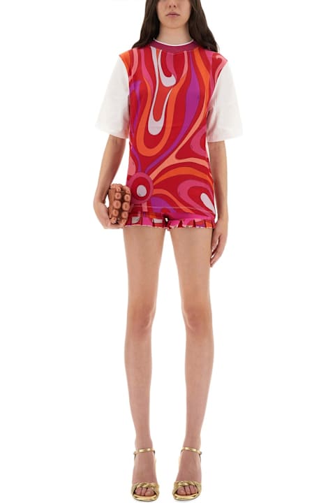 Pucci for Women Pucci T-shirt With "iris" Print