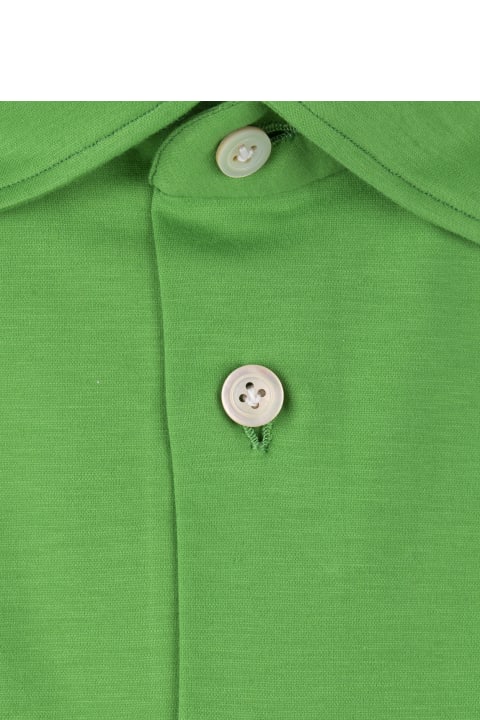 メンズ Kitonのシャツ Kiton Green Nerano Shirt