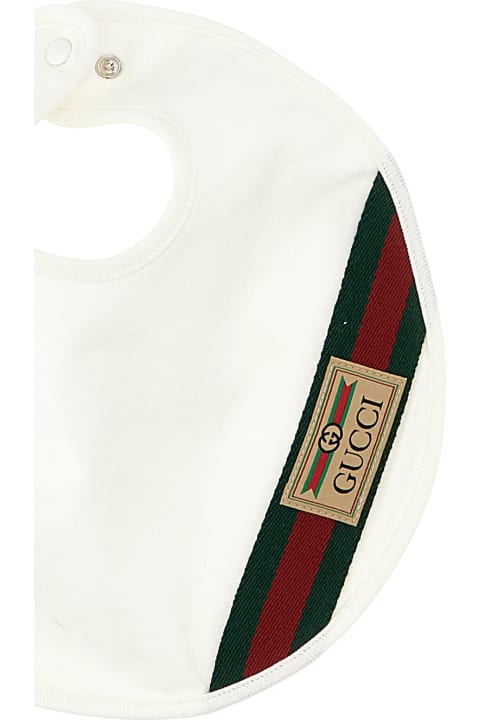 Accessories & Gifts for Baby Girls Gucci Web Tape Bib