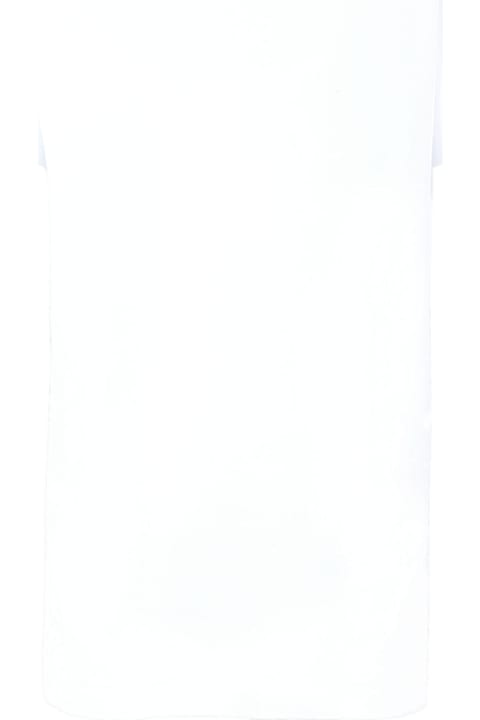 Homeware Moschino White Dress For Girl With Logo