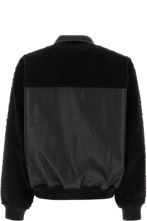 Random Identities for Men Random Identities Black Synthetic Leather Jacket