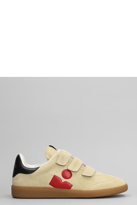 Shoes for Women Isabel Marant Beth Sneakers In Beige Suede