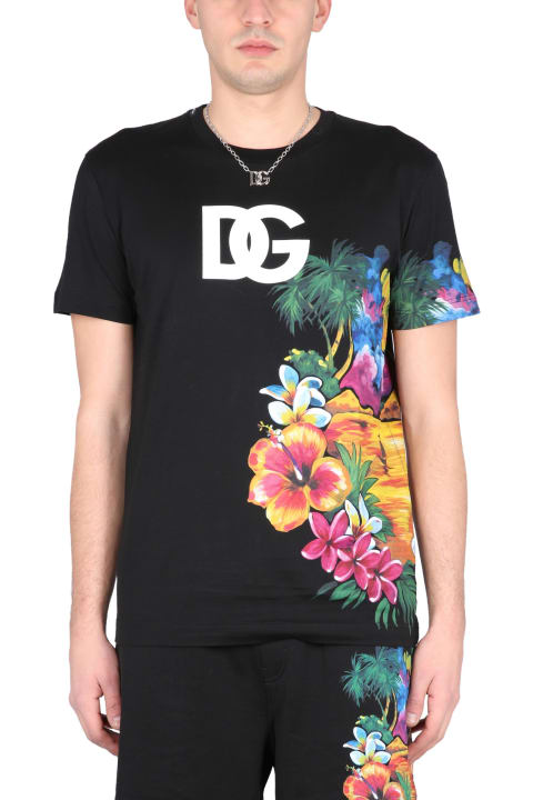 Dolce & Gabbana for Men Dolce & Gabbana Logo Print T-shirt