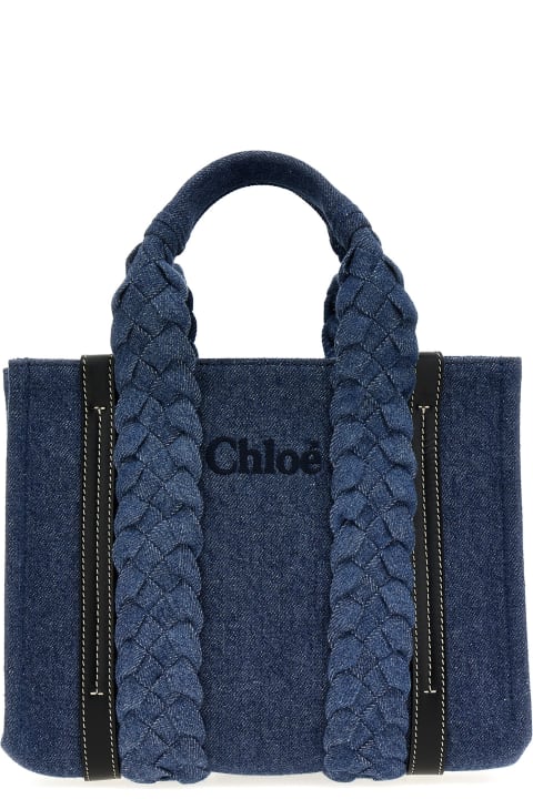 Chloé Bags for Women Chloé Woody Denim Handbag