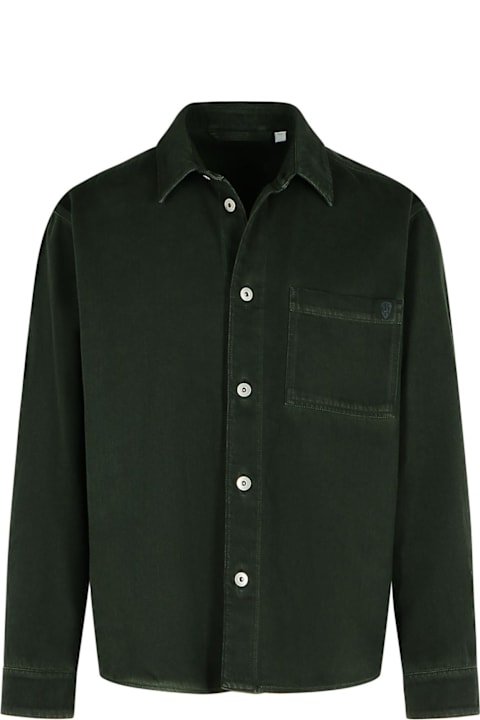 Burberry Shirts for Men Burberry Green Cotton Shirt