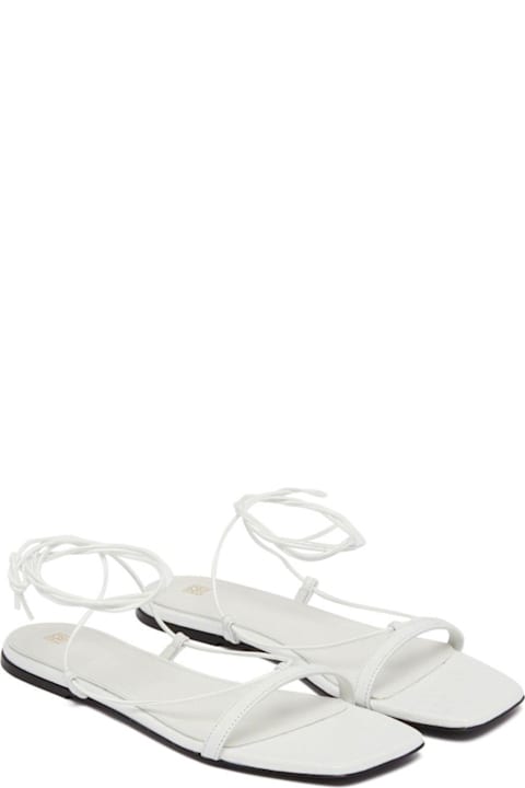 Totême Sandals for Women Totême Croco Tie Single-toe Strap Sandals