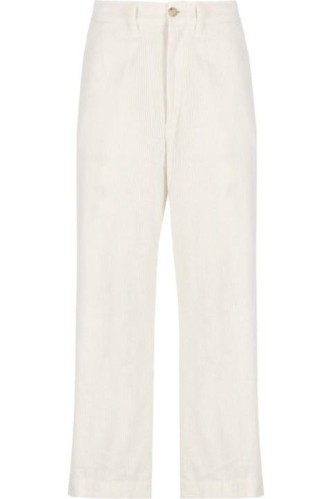 Polo Ralph Lauren for Women Polo Ralph Lauren Corduroy Wide-leg Cropped Trouser