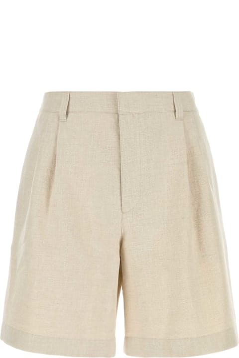 Homeware Bottega Veneta Sand Twill Bermuda Shorts