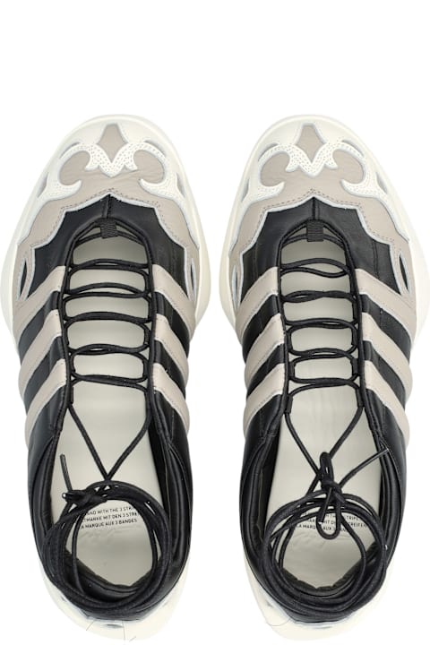 Y-3 Regu Mary Jane Black Leather Shoes