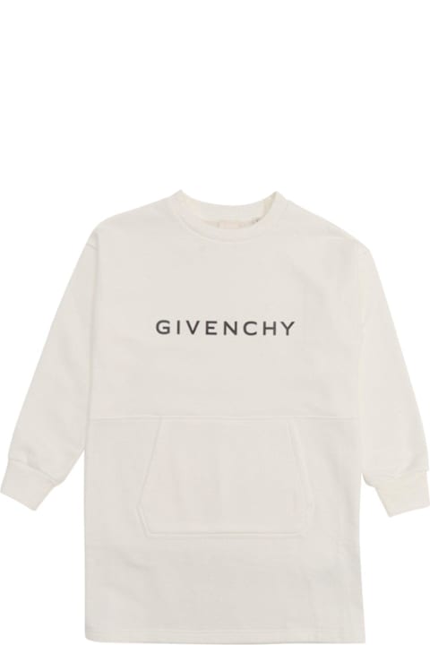 Dresses for Girls Givenchy Logo-printed Crewneck Dress